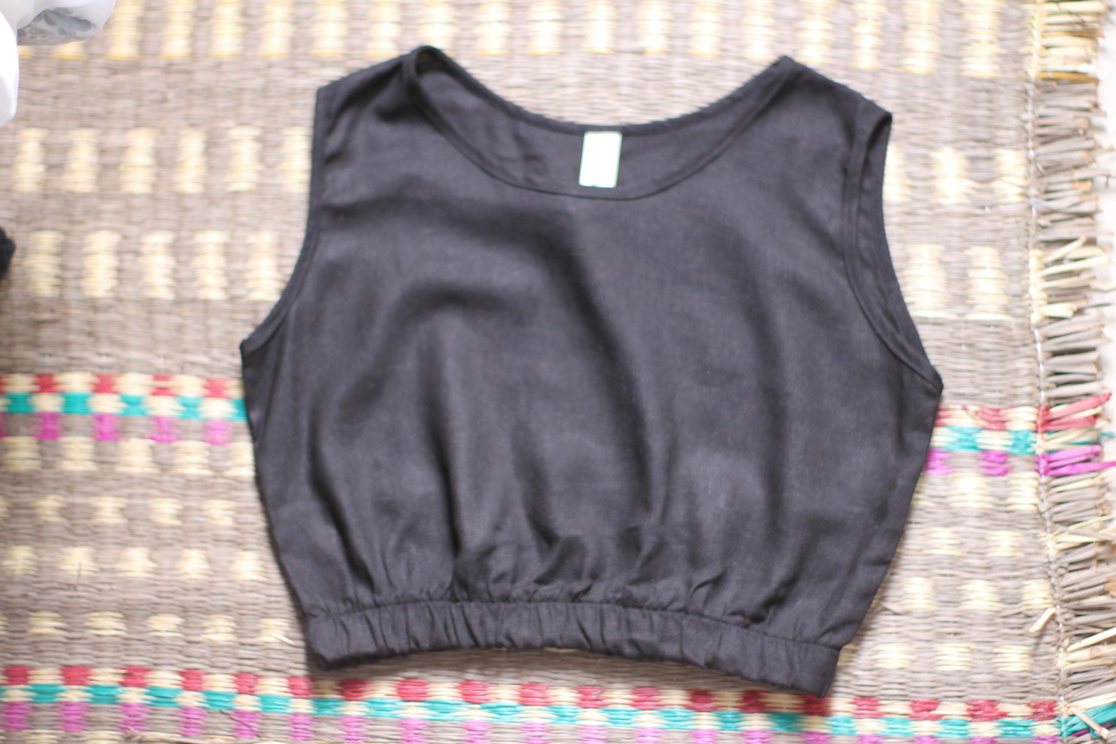 Crop Top en Lino - Primitiva